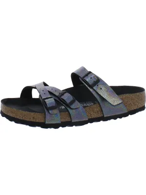 Franca Damen Microfiber-Fußbett-Slides Sandalen
