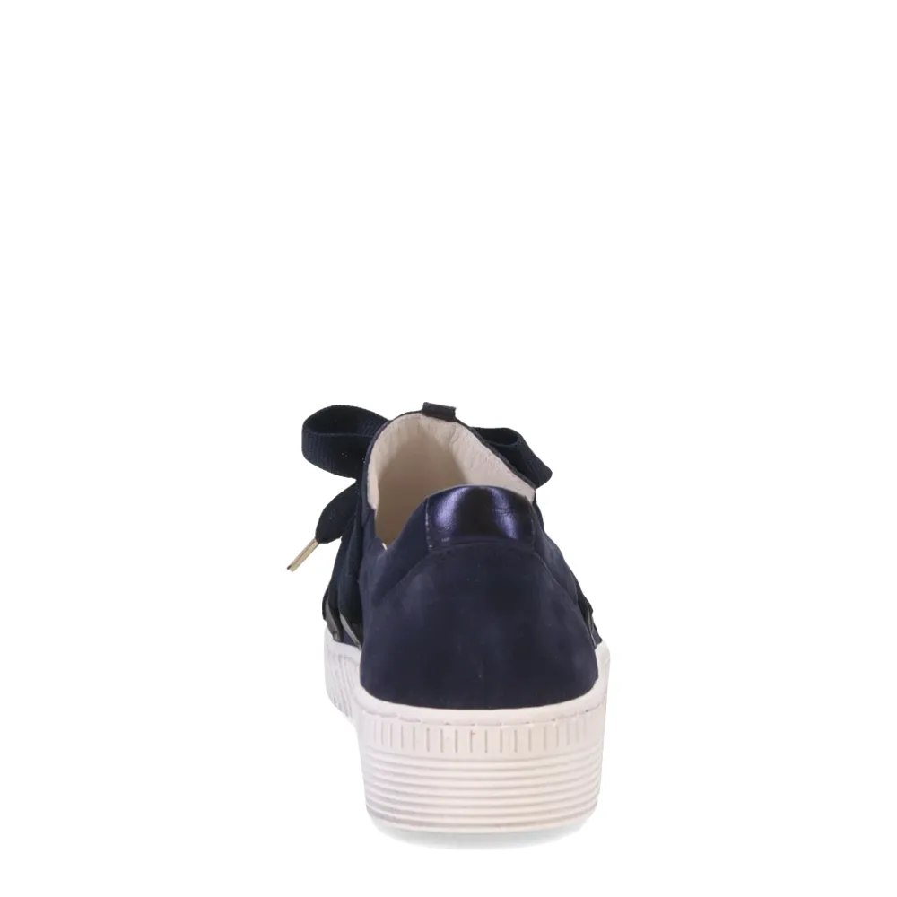Gabor Damen-Schleifsneaker in Schwarz/Weiß