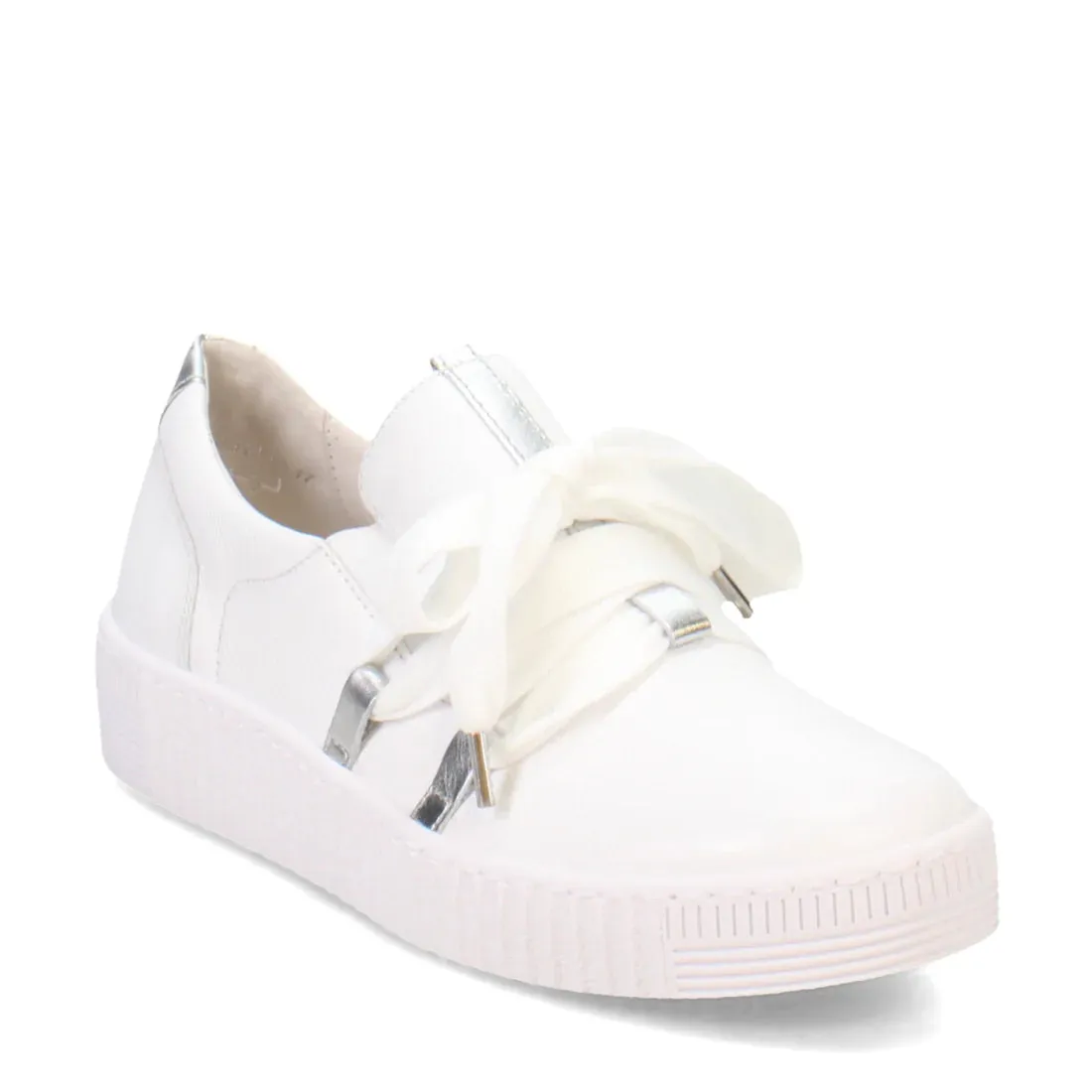 Gabor Damen-Sneaker mit Schleife in Weiß