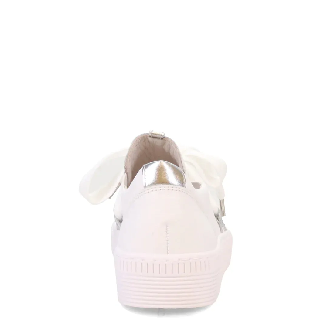 Gabor Damen-Sneaker mit Schleife in Weiß
