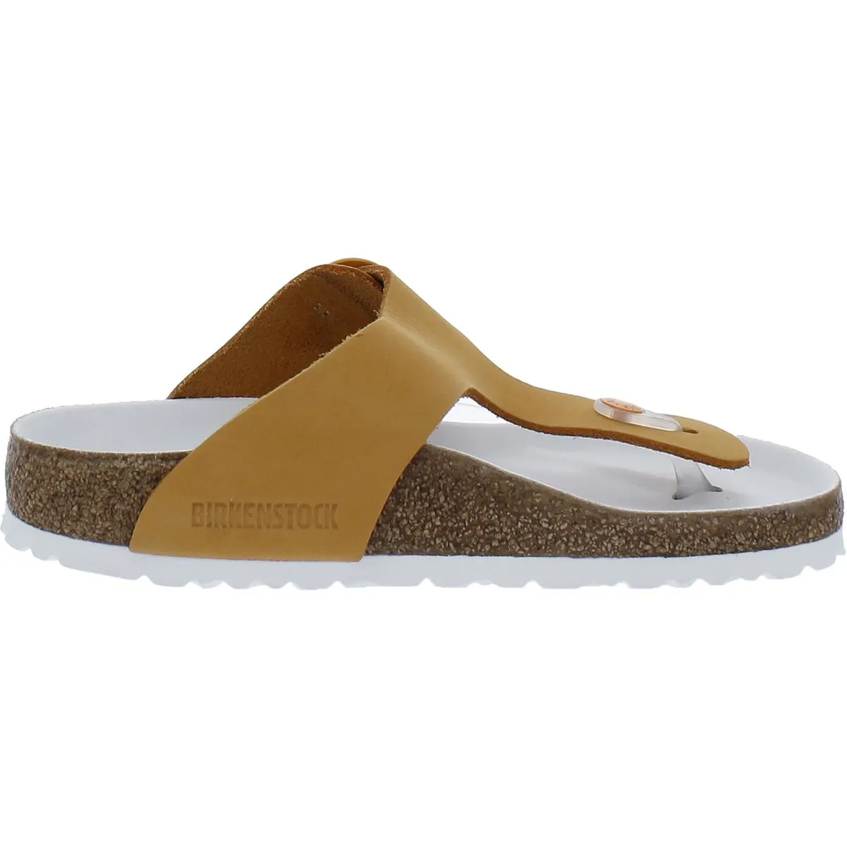 Gizeh Big Buckle Damen Nubuck Slide T-Strap Sandalen