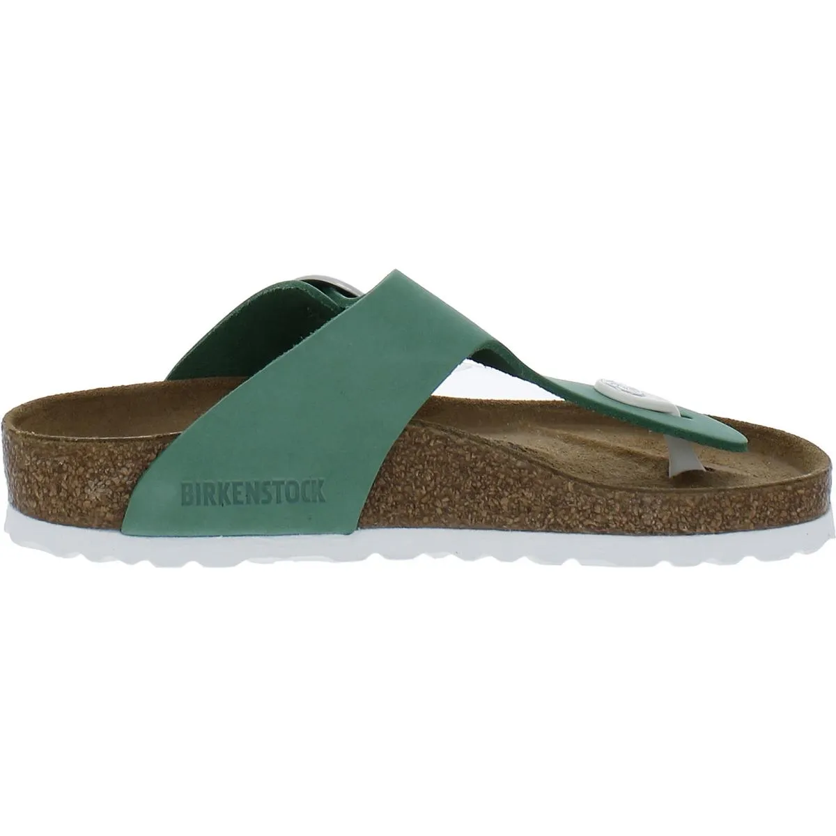 Gizeh Big Buckle Damen Nubuck Slide T-Riemen Sandalen