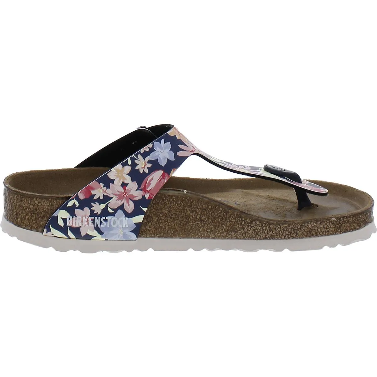 Gizeh BS Damen Kunstleder Blumenmuster Schlupfsandalen