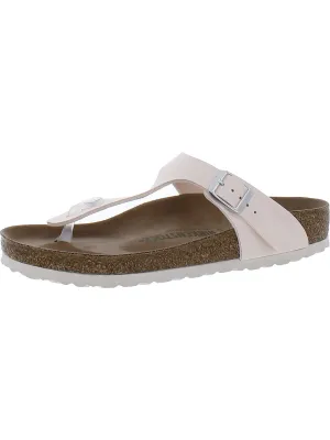 Gizeh BS Damen Kunstleder Slide T-Band Sandalen