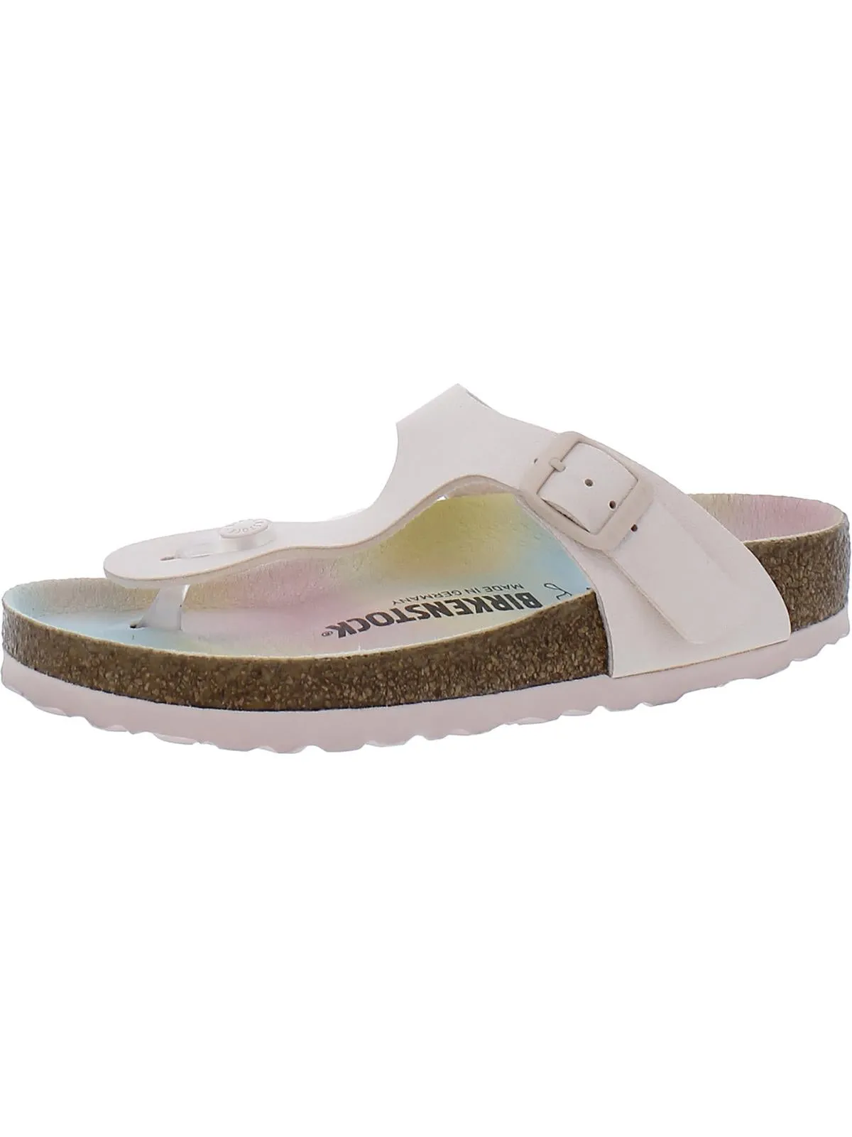 Gizeh BS Damen Kunstleder Slide T-Band Sandalen