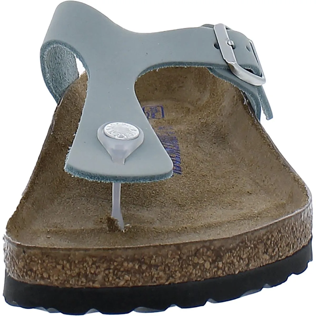 Gizeh BS Damen Nubuck Slide T-Strap Sandalen