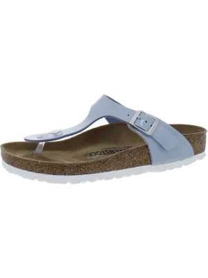 Gizeh BS Damen Lack-Slide-Sandalen mit T-Band