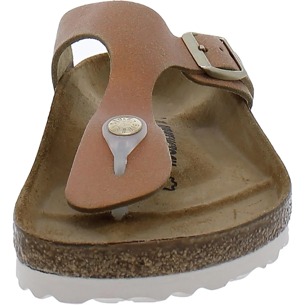 Gizeh BS Damen Wildleder Sandaletten mit Metallischen T-Band