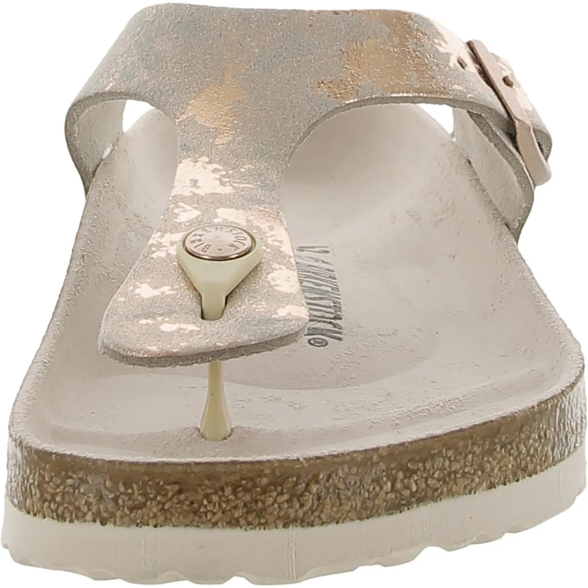 Gizeh BS Damen Wildleder Slide T-Strap Sandalen