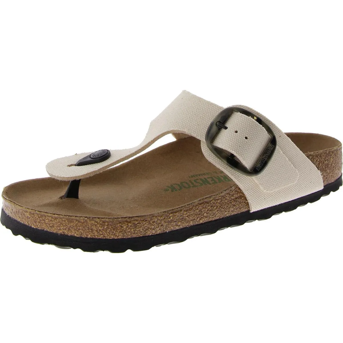 Gizeh Damen Riemchensandalen mit Schnalle aus Leder