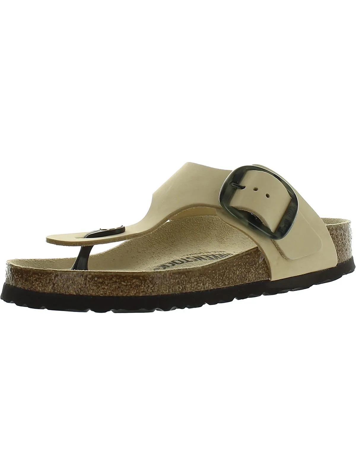 Gizeh Damen Leder Schlappen Zehensteg Sandalen