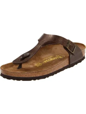 Gizeh Damen Glitzer-Slide-Thong-Sandalen