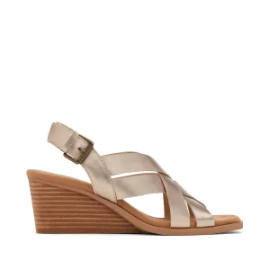 Gracie Gold Keilabsatz-Ledersandalette