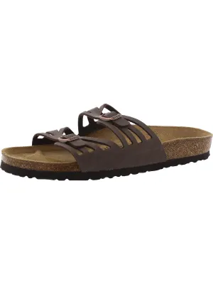 Granada Damen Schlupf-Sandalen mit Lederfußbett