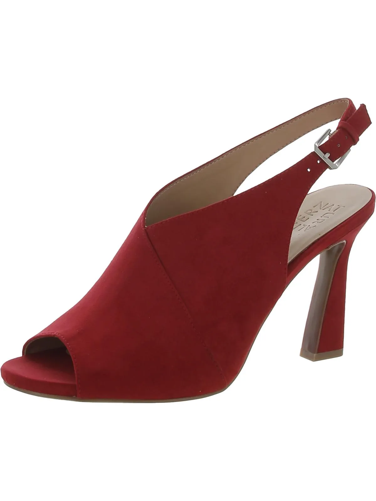 Harvel Damen Kunstleder Peep-Toe Slingback Sandalen Ecco Schuhe