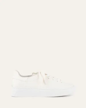 HEAT SNEAKERS AUS WEIßEM LEDER