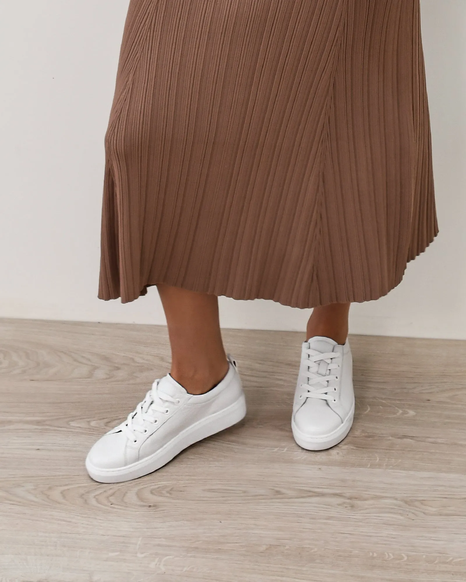HILDA SNEAKER WEISSES LEDER