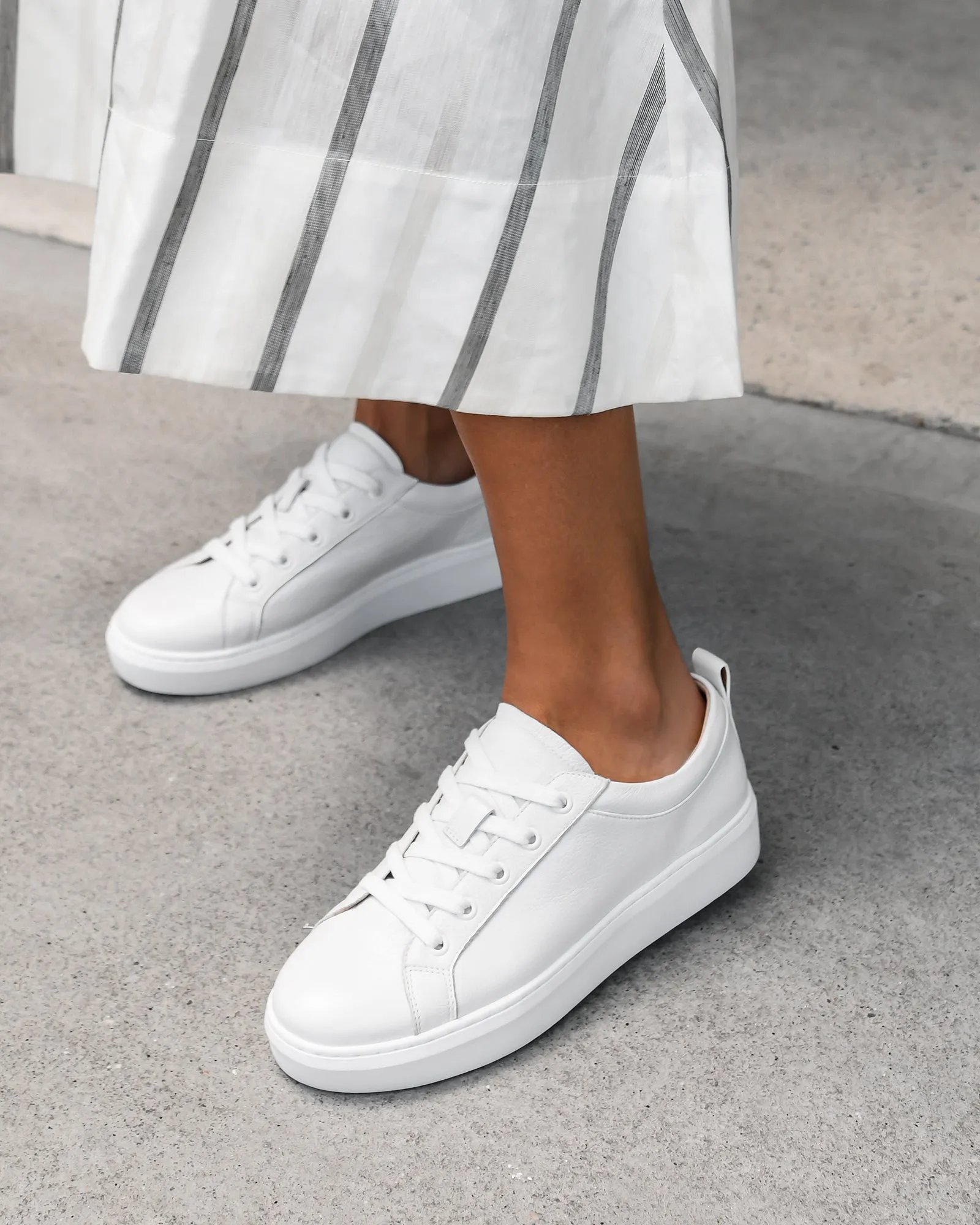 HILDA SNEAKER WEISSES LEDER