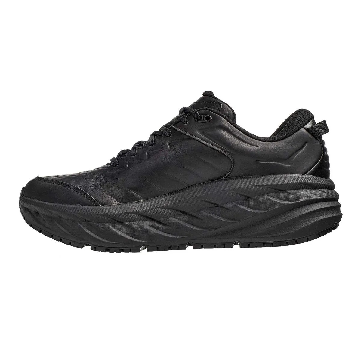 Hoka One One Damen Bondi SR Leder in Schwarz