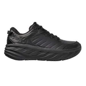 Hoka One One Damen Bondi SR Leder in Schwarz