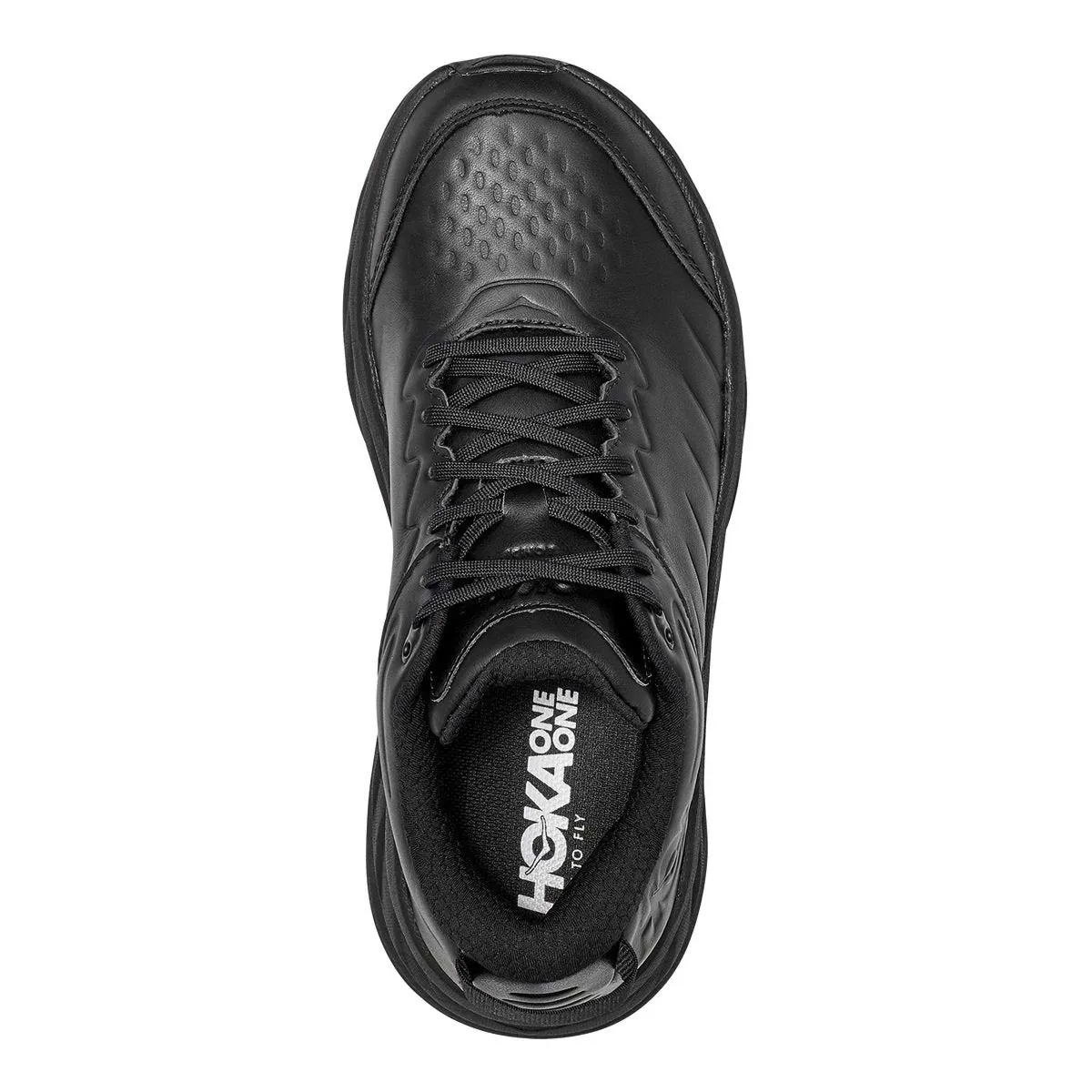Hoka One One Damen Bondi SR Leder in Schwarz