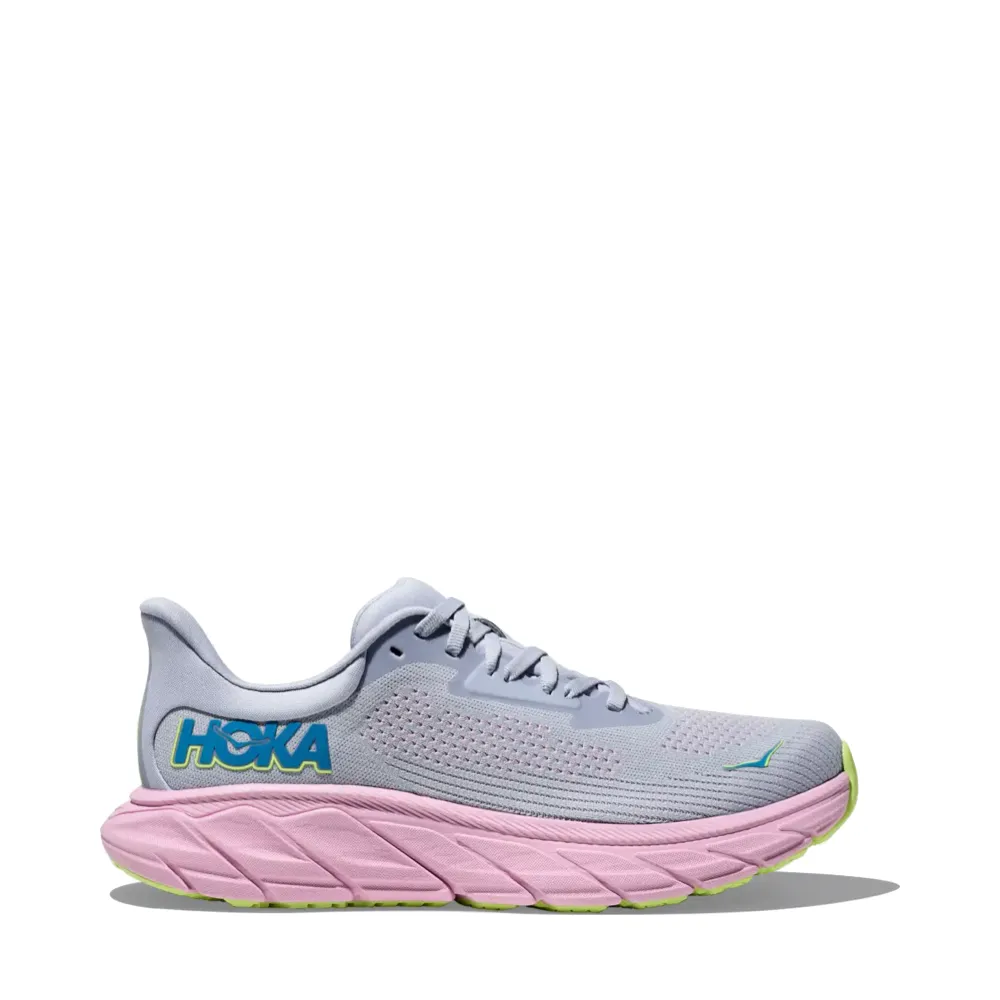 Hoka Damen Arahi 7 Sneaker in Möwe/Rosa Dämmerung