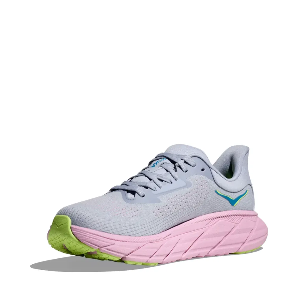 Hoka Damen Arahi 7 Sneaker in Möwe/Rosa Dämmerung