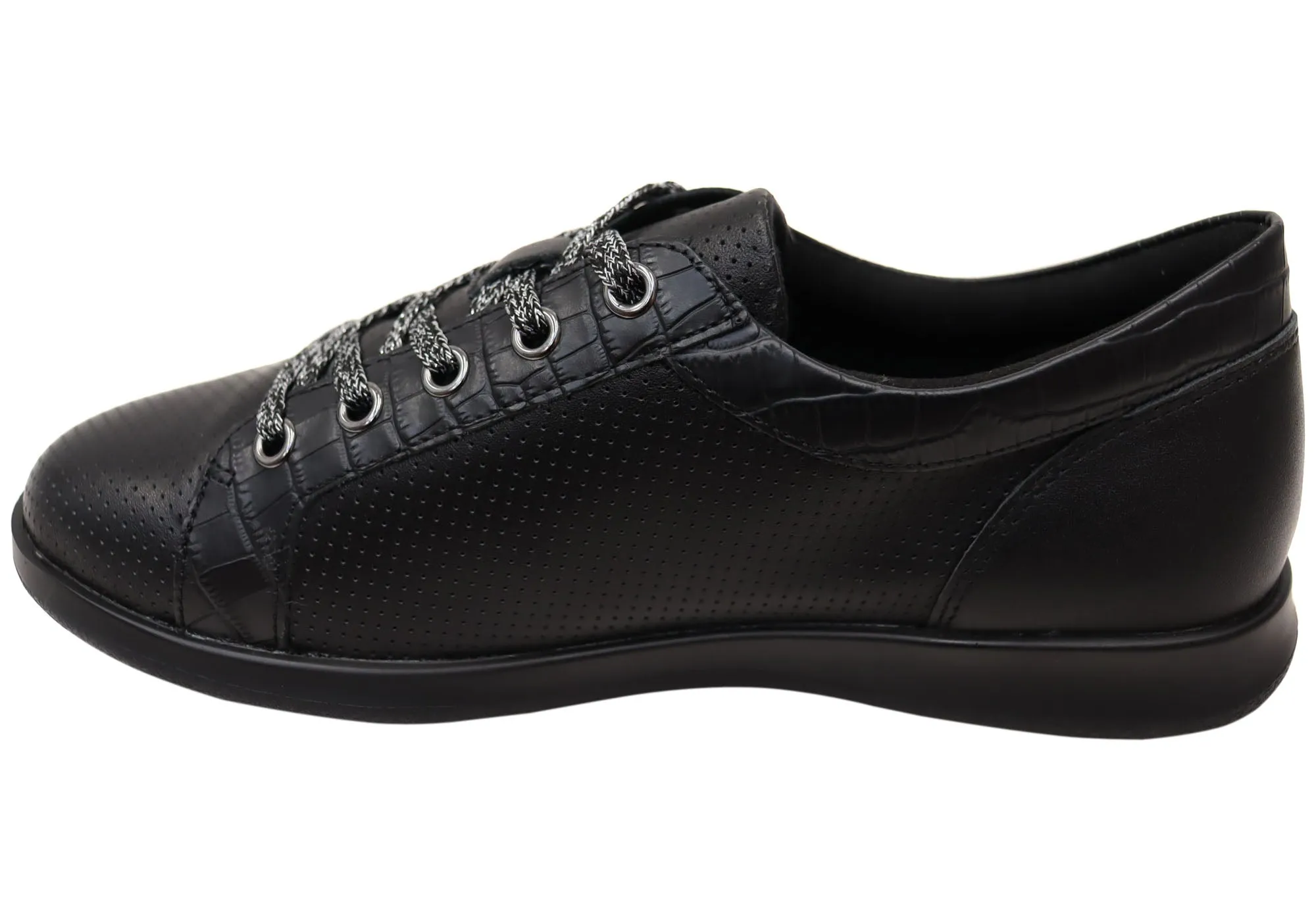 Homyped Carrie Lace Damen Bequeme Leder Freizeitschuhe Homyped Schuhe