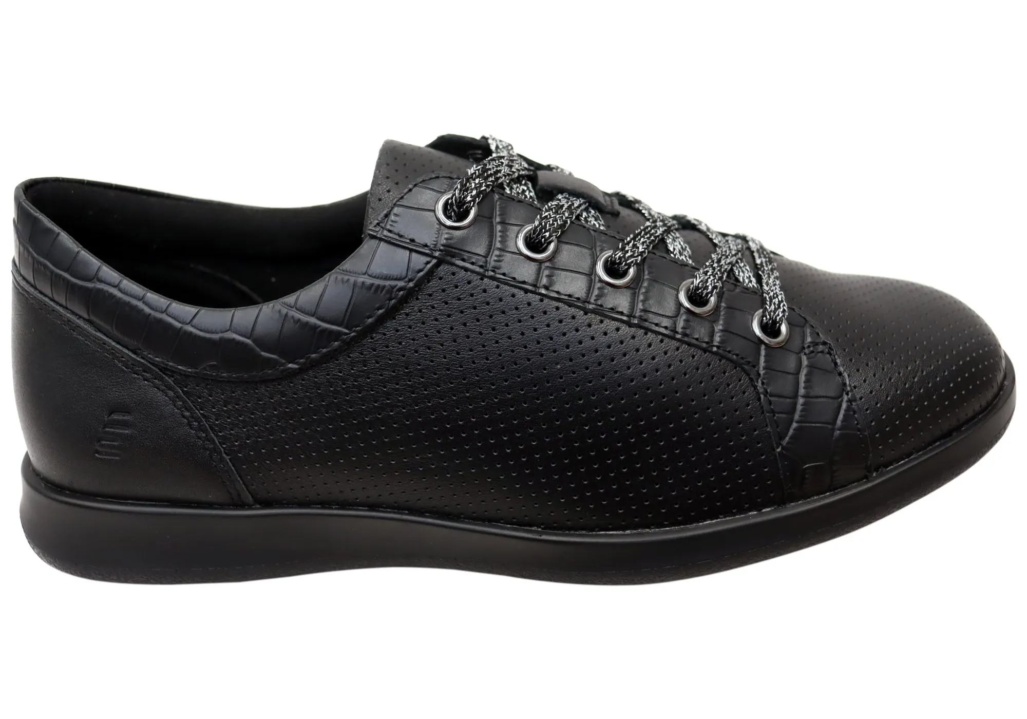 Homyped Carrie Lace Damen Bequeme Leder Freizeitschuhe Homyped Schuhe