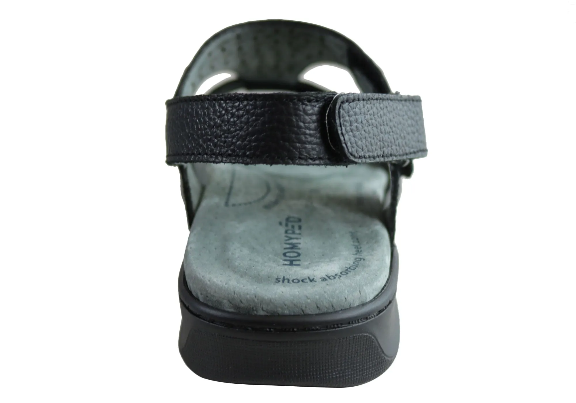 Homyped Devika Damen Bequeme Unterstützende Leder Weite Passform Sandalen Homyped Schuhe