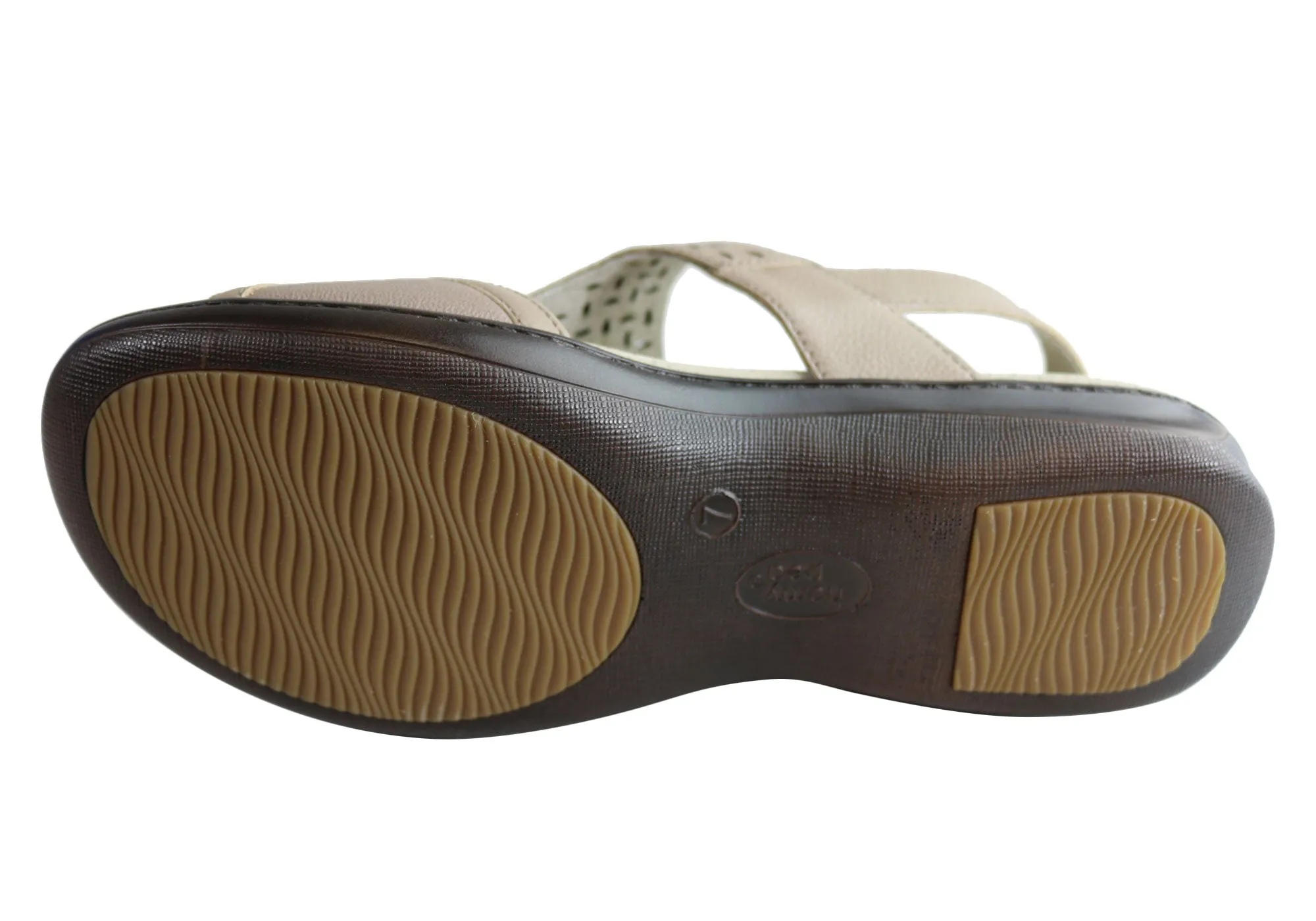 Homyped Devika Damen Bequeme Unterstützende Leder Weite Passform Sandalen Homyped Schuhe