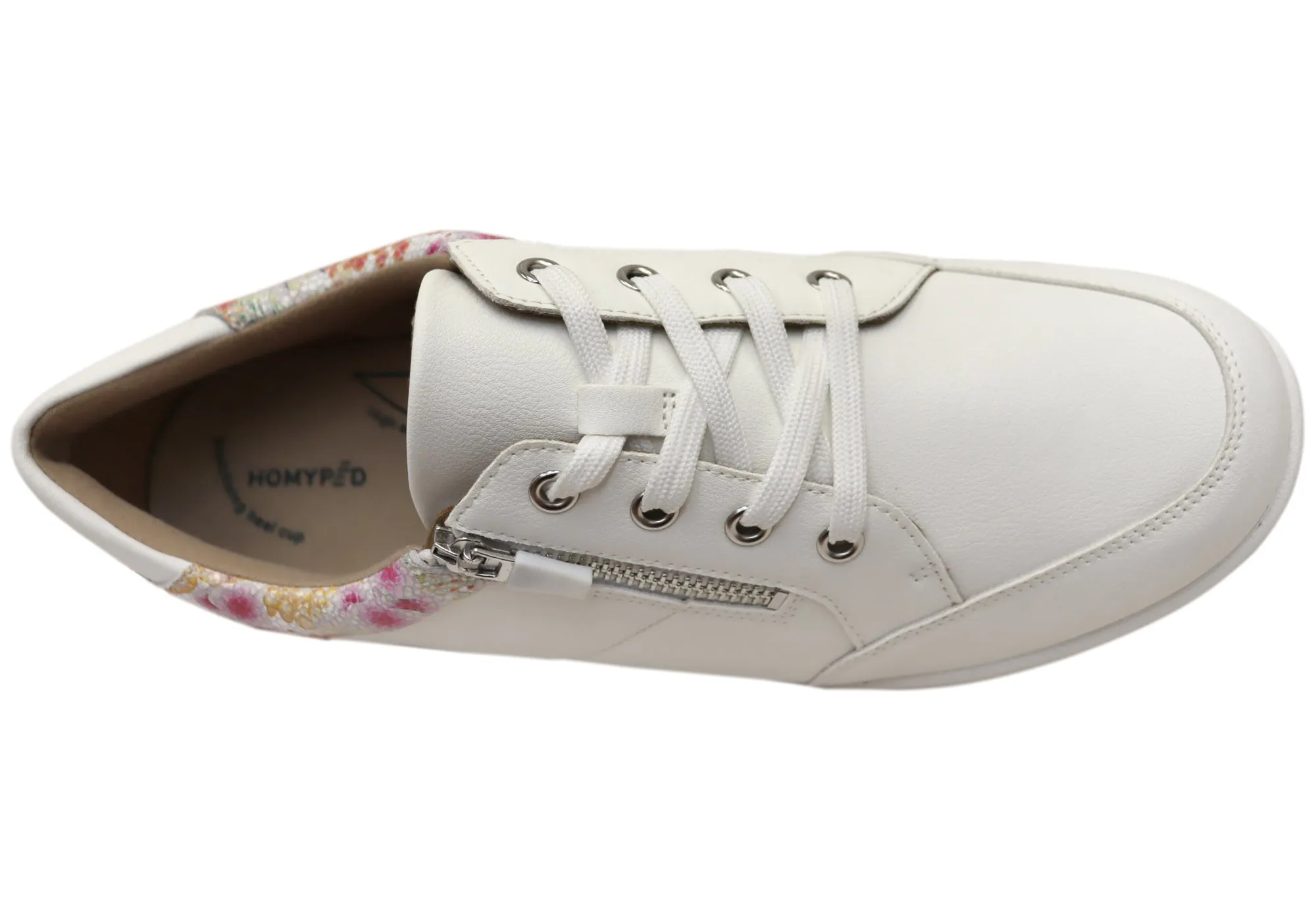 Homyped Tango Blumen Damen Bequeme Unterstützende Schuhe Homyped Schuhe