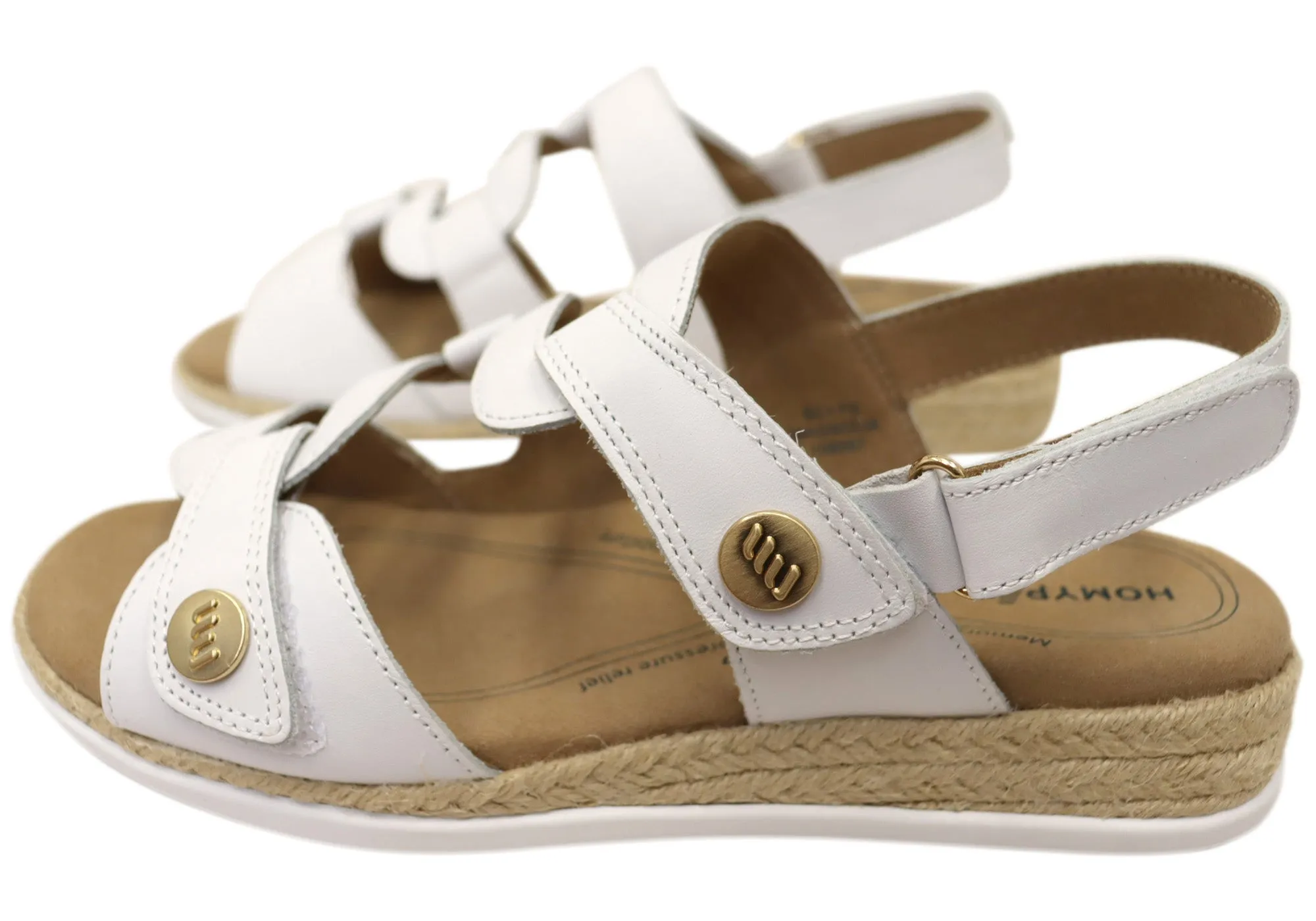 Homyped Damen Magnolia Bequeme Ledersandalen Homyped Schuhe