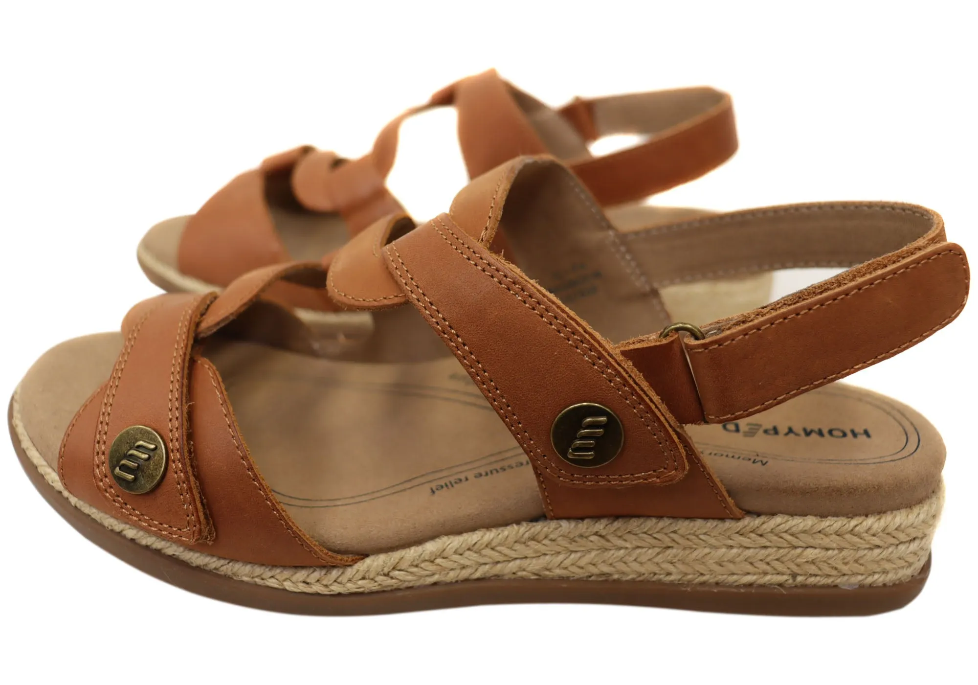 Homyped Damen Magnolia Bequeme Ledersandalen Homyped Schuhe