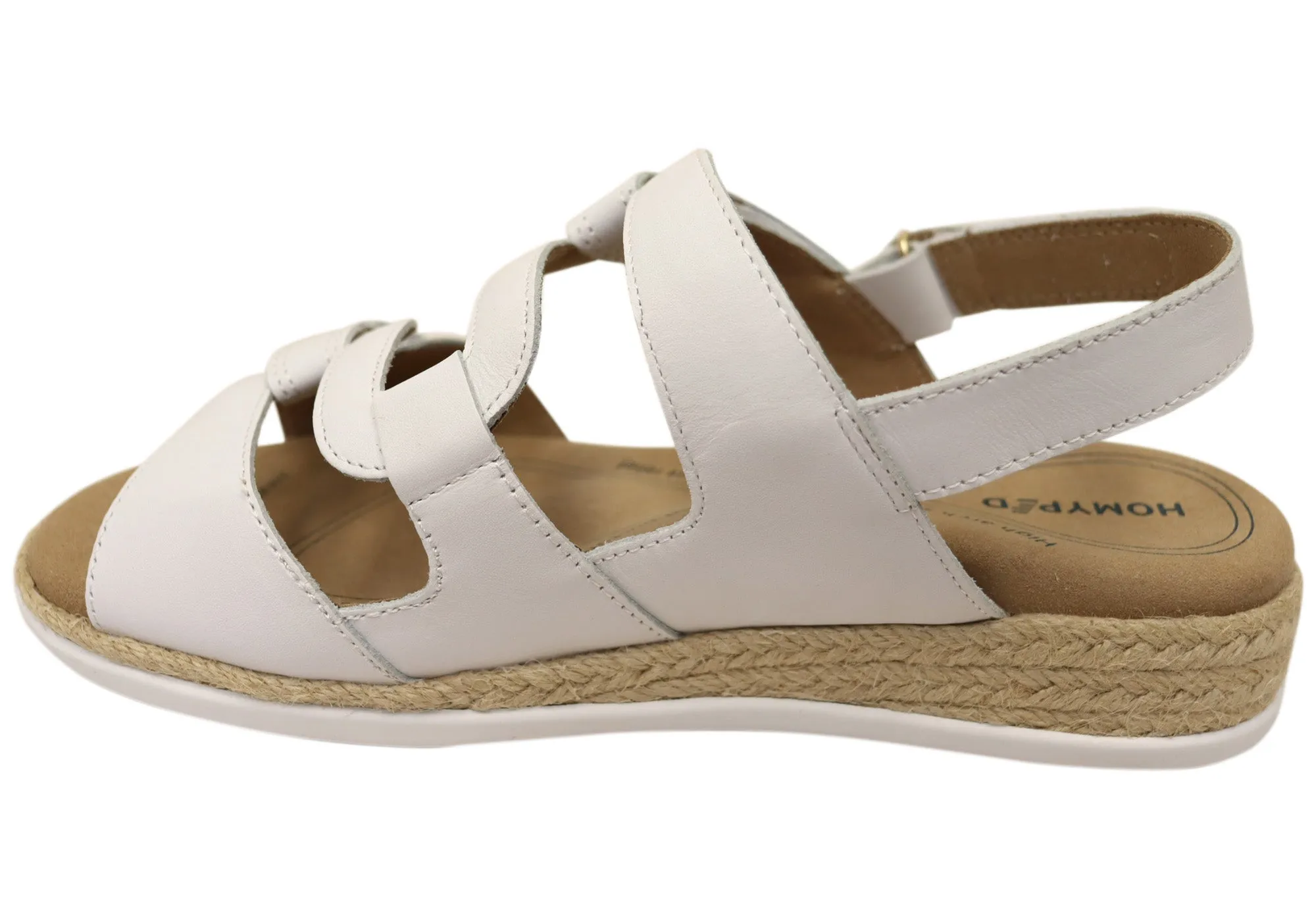 Homyped Damen Magnolia Bequeme Ledersandalen Homyped Schuhe