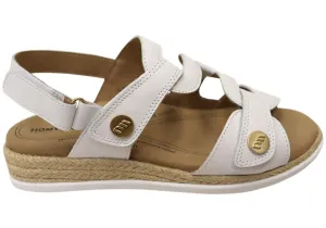 Homyped Damen Magnolia Bequeme Ledersandalen Homyped Schuhe