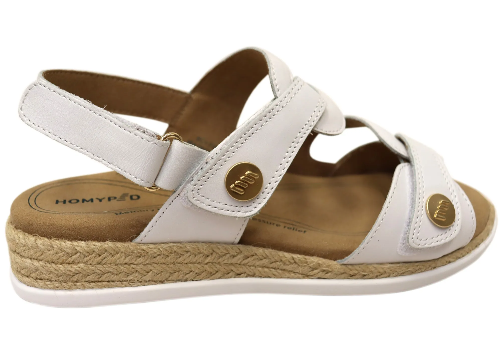 Homyped Damen Magnolia Bequeme Ledersandalen Homyped Schuhe