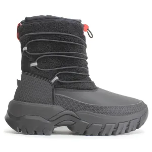 Hunter Wanderer Kurze Gummistiefel für Damen mit Sherpa-Futter