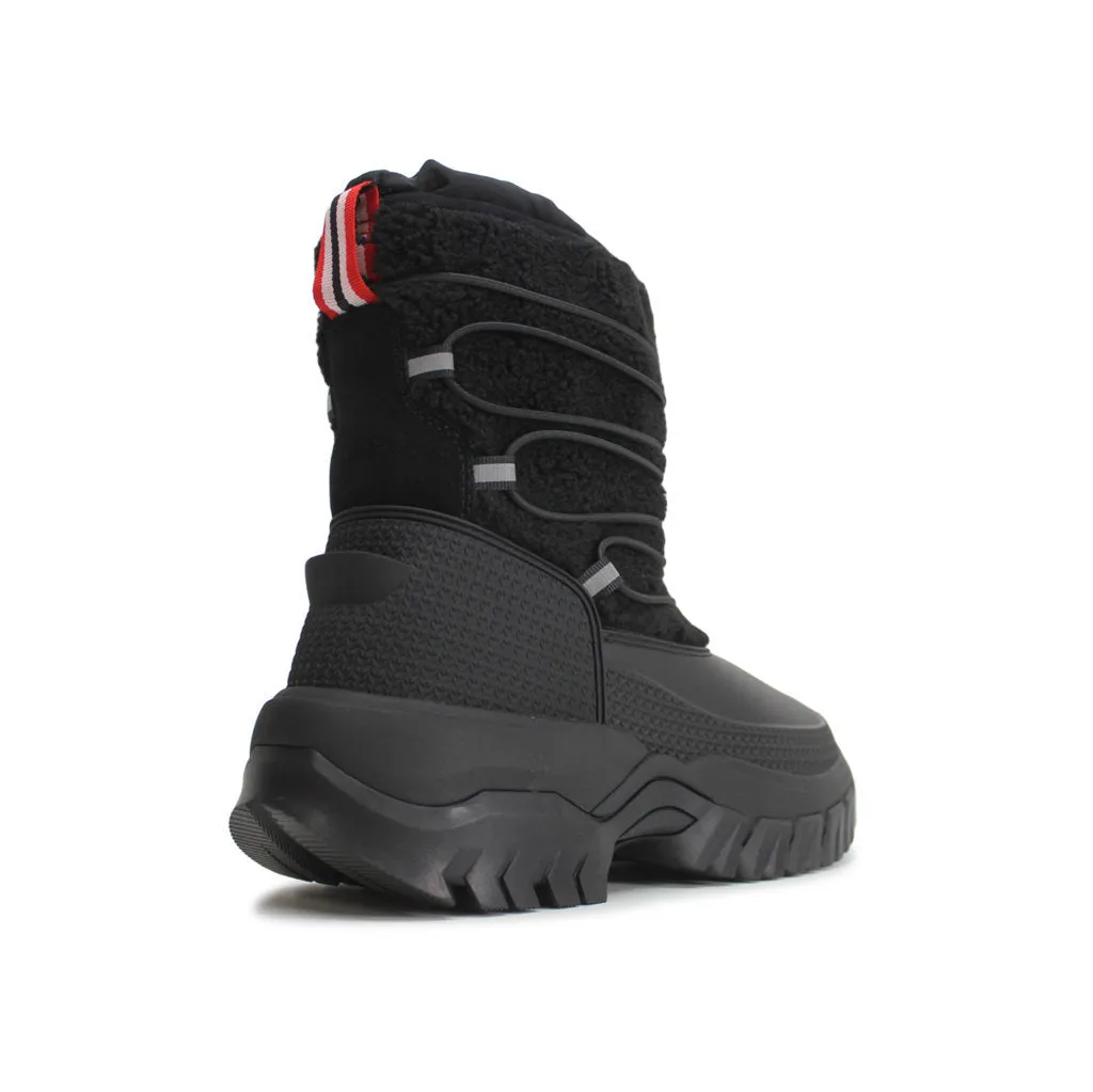 Hunter Wanderer Kurze Gummistiefel für Damen mit Sherpa-Futter