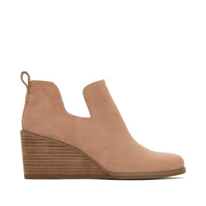 Kallie Brown Wildleder Keilabsatz Stiefel
