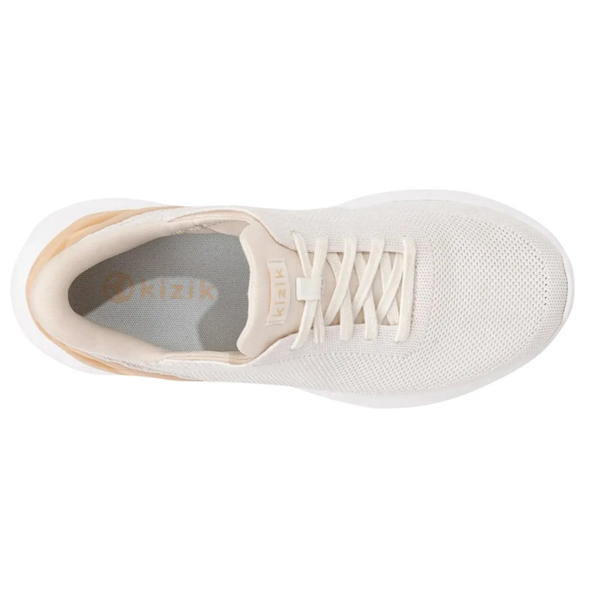 Kizik Damen Athens Weiß Creme Mesh