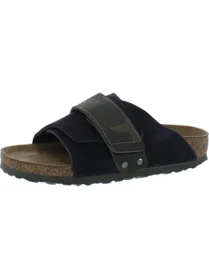 Kyoto Damen Wildleder Kork-Slide-Sandalen
