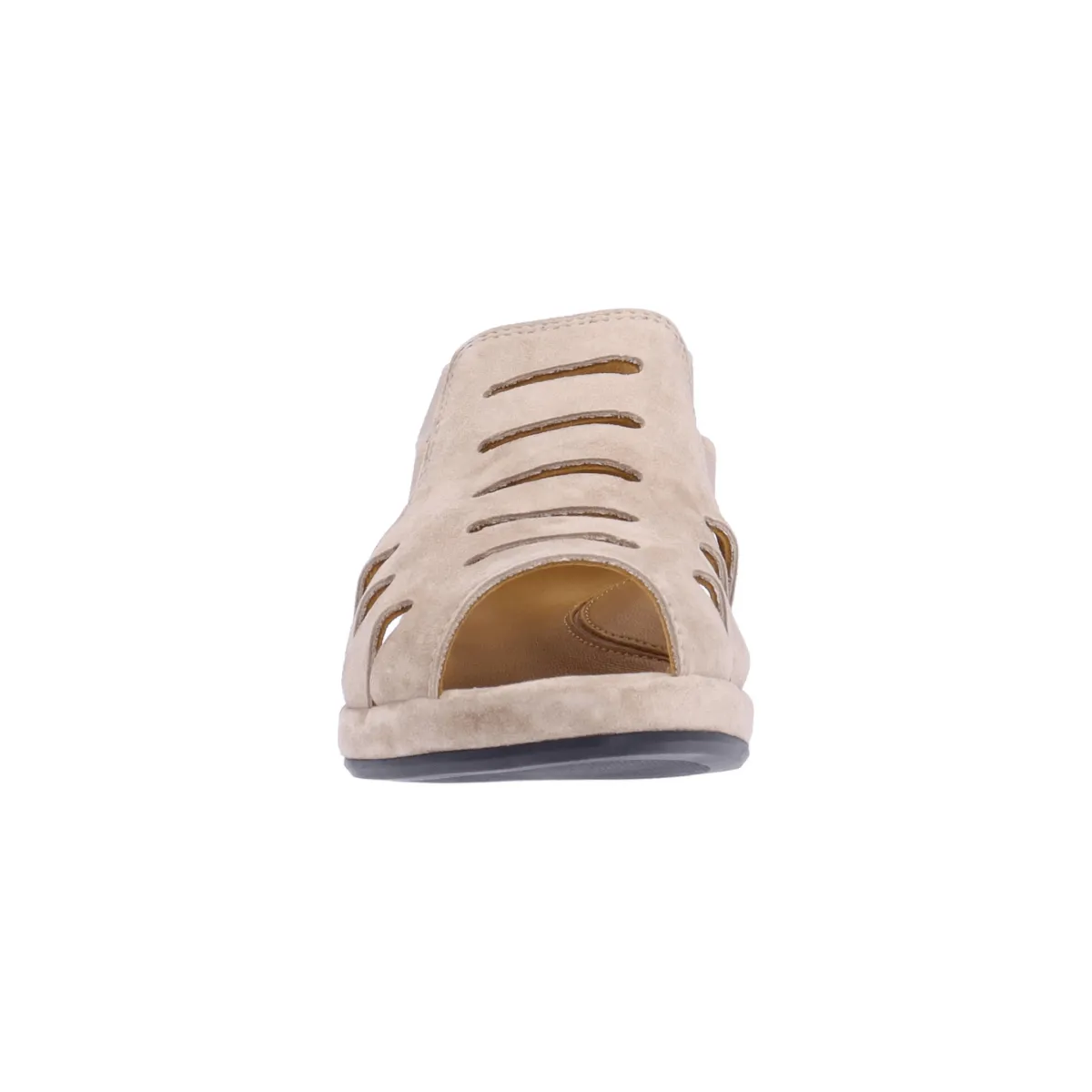 L'Amour Des Pieds Damen Bayla Taupe Wildlederimitat