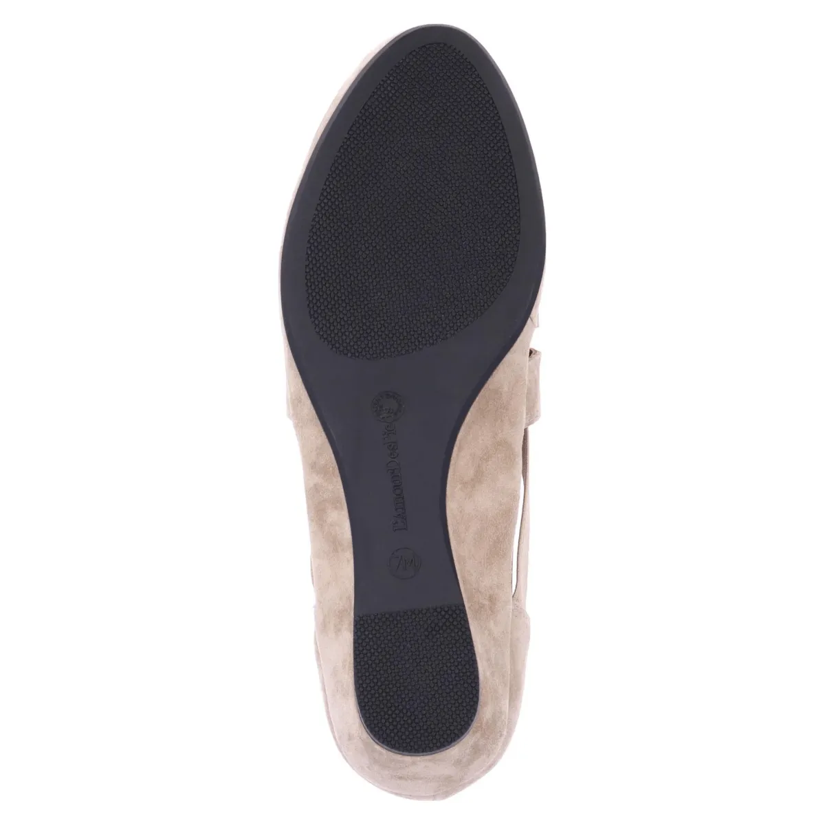 L'Amour Des Pieds Damen Bayla Taupe Wildlederimitat