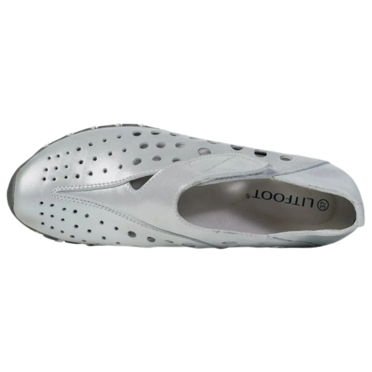 LITFOFF Damen LF9010-3 Silber Leder