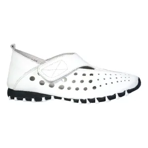 Litfoot Damen LF9010-3 Weißes Leder