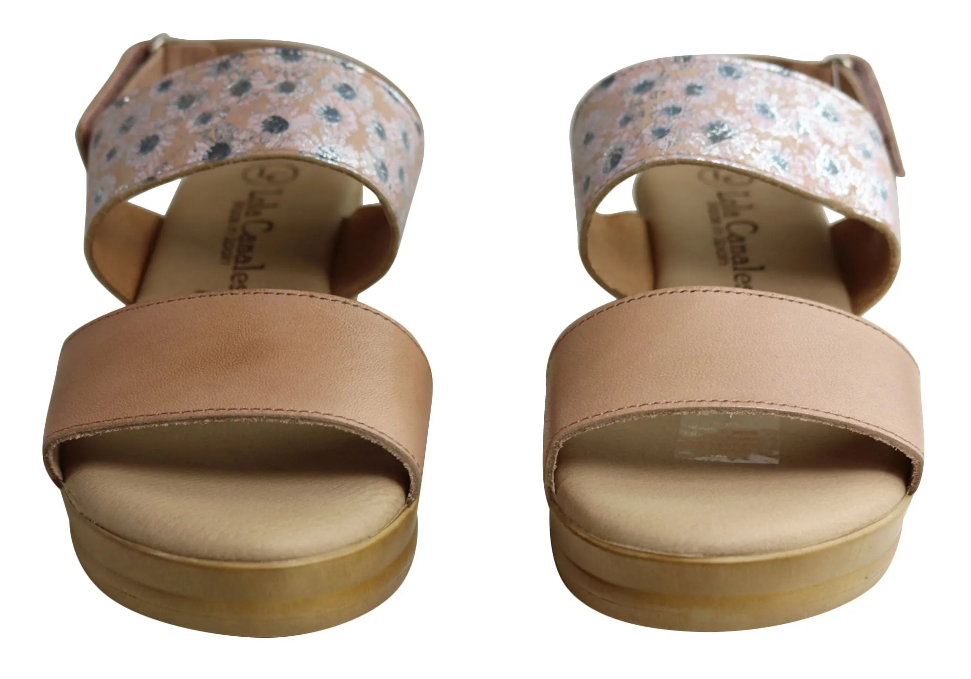 Lola Canales Ava Damen Komfort Keilabsatz Sandalen Aus Leder Hergestellt In Spanien Lola Canales Schuhe