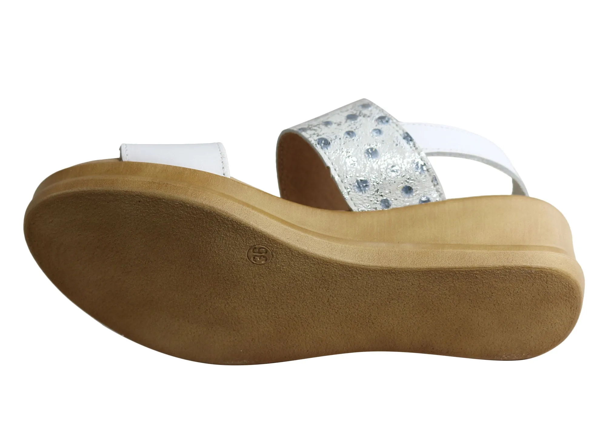 Lola Canales Ava Damen Komfort Keilabsatz Sandalen Aus Leder Hergestellt In Spanien Lola Canales Schuhe