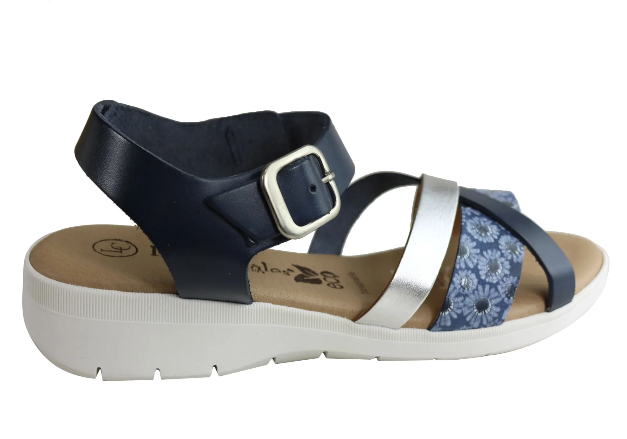 Lola Canales Daisy Damen Bequeme Ledersandalen Hergestellt in Spanien Lola Canales Schuhe