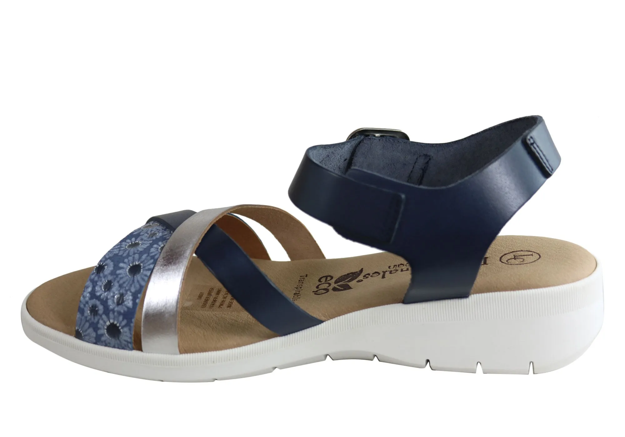 Lola Canales Daisy Damen Bequeme Ledersandalen Hergestellt in Spanien Lola Canales Schuhe